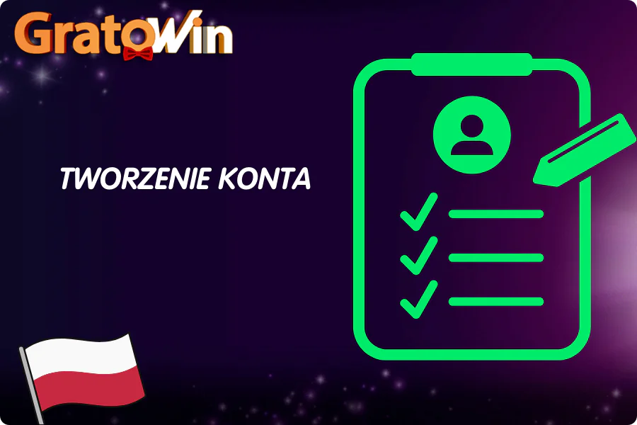 Tworzenie konta gratowin