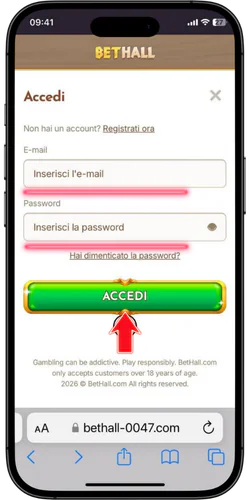 inserisci il tuo login e la tua password gratowin join
